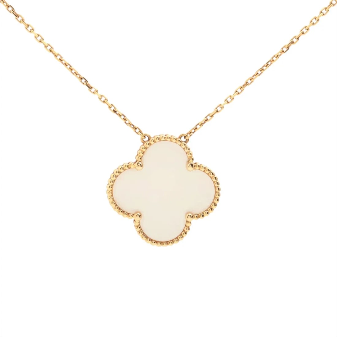 VAN CLEEF & ARPELS MAGIC ALHAMBRA NECKLACE 750(YG): Van Cleef & Arpels Magic Alhambra Necklace 750(YG) Brand: Van Cleef & Arpels Type/Style: Necklace Material: 750(YG), Color: YG Size: (CM) Chain length:42.7 (Inch) Chain Length:16.8inch Accessories