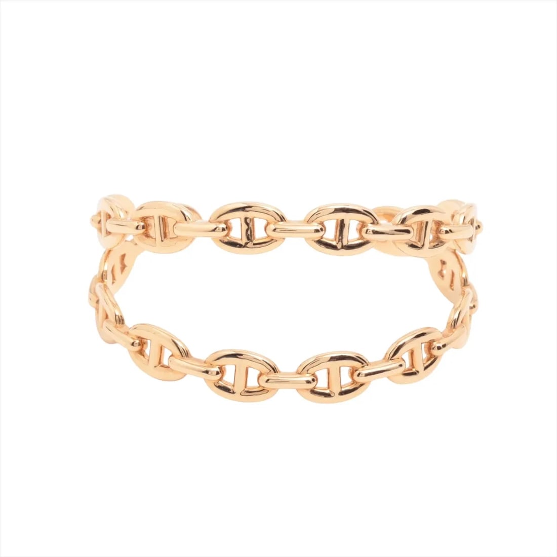HERMES CHAINE D'ANCRE ENCHAINEE BRACELET 750(PG) (1 of 3)