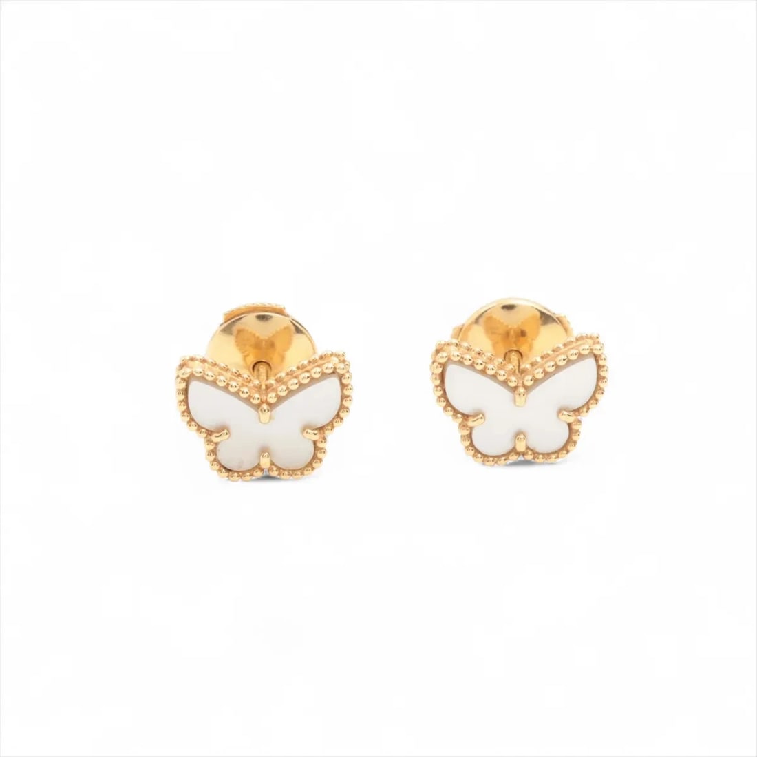VAN CLEEF & ARPELS SWEET ALHAMBRA PAPILLON PIERCING JEWELRY 750(YG): Van Cleef & Arpels Sweet Alhambra Papillon Piercing jewelry 750(YG) Brand: Van Cleef & Arpels Type/Style: Piercing jewelry Material: 750(YG), Color: YG Size: (CM) Height:0.8 Length:1.1 Accessories