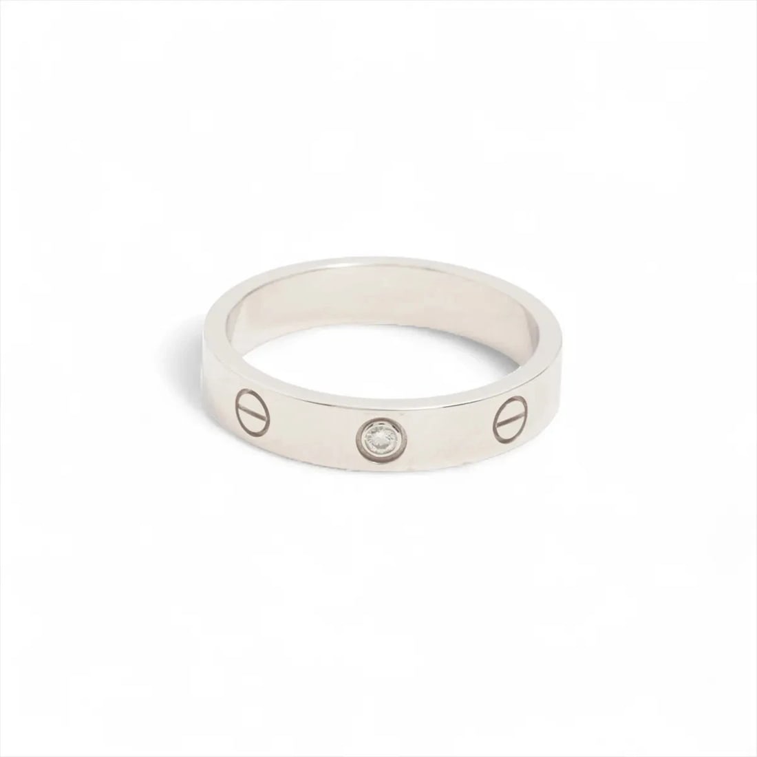 CARTIER MINI LOVE 1P DIAMOND RING 750(WG) (1 of 2)