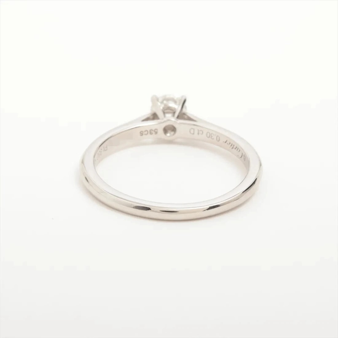 CARTIER SOLITAIRE DIAMOND RING PT950 - 2