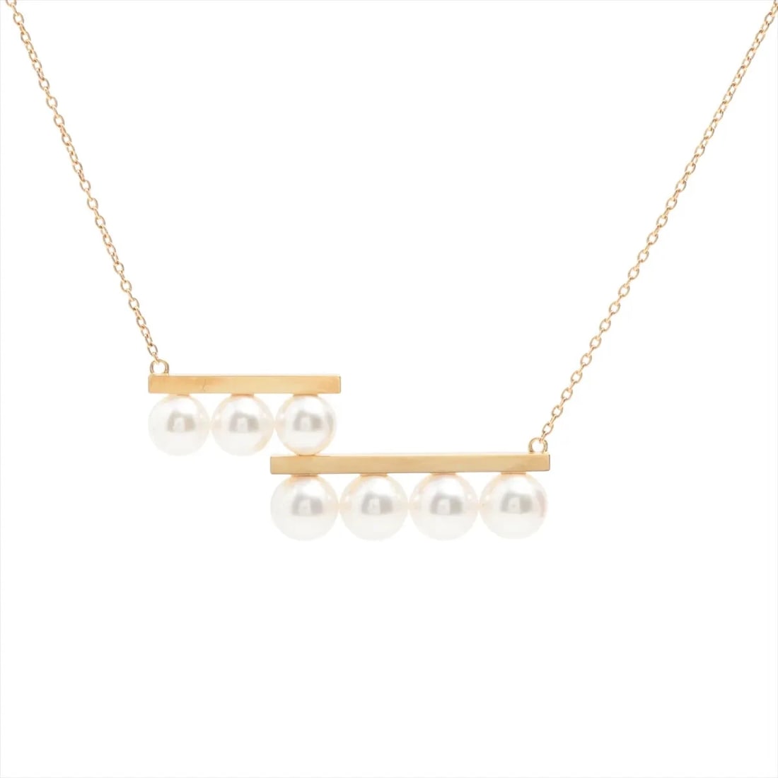 TASAKI BALANCE STEPPED PEARL NECKLACE 750(YG): TASAKI Balance stepped Pearl Necklace 750(YG) Brand: TASAKI Type/Style: Necklace Material: 750(YG), Color: YG Size: (CM) Chain length:45.3 Accessories: None Accessories Notice: When purcha