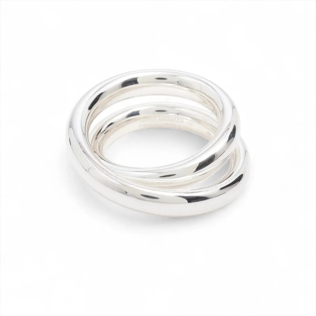HERMES VERTIGES RING 925 SILVER: Hermes Vertiges Ring 925 Silver Brand: Hermes Type/Style: Ring Material: 925, Color: Silver Size: 6 US Accessories: None Accessories Notice: When purchasing pre-owned goods, please refer to the