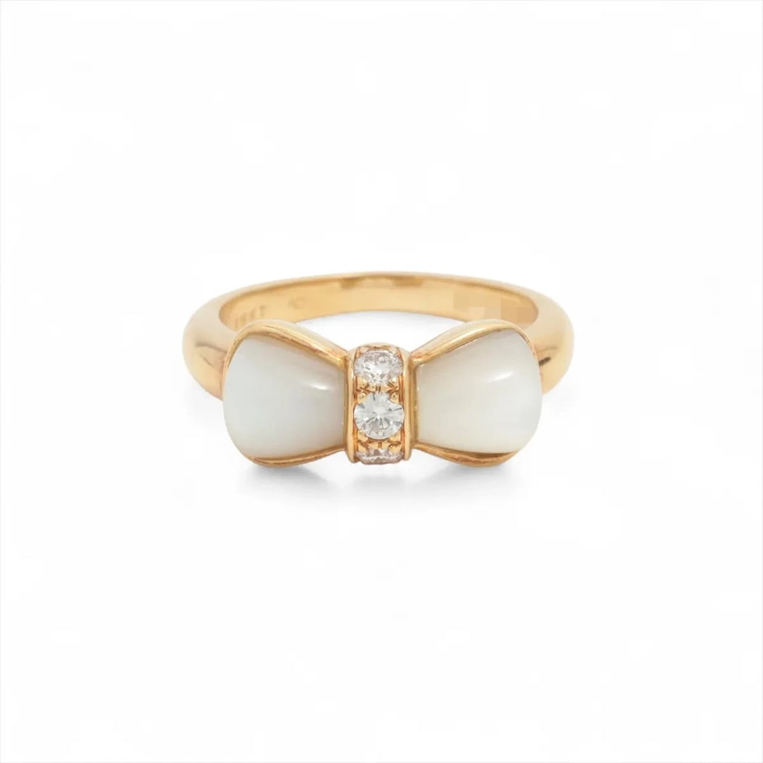 VAN CLEEF & ARPELS NOEUD PAPILLON DIAMOND RING: Van Cleef & Arpels Noeud Papillon diamond Ring Brand: Van Cleef & Arpels Type/Style: Ring Material: 18K(YG), Main Stone/Creation Natural Color: YG Size: 3.25 US Accessories: None Accessories Notice:
