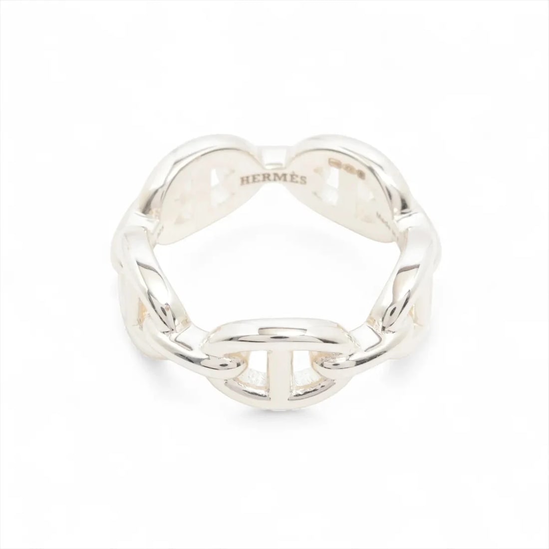 HERMES CHAINE D'ANCRE ENCHAINEE RING 925 SILVER (1 of 2)