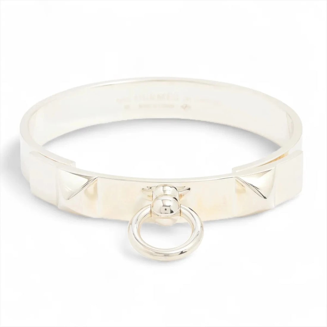 HERMES COLLIER DE CHIEN BANGLE SH 925 SILVER (1 of 3)