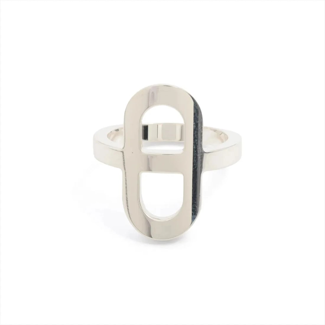 HERMES EVER CHAINE D'ANCRE RING 925 SILVER: Hermes Ever Chaine D'Ancre Ring 925 Silver Brand: Hermes Type/Style: Ring Material: 925, Color: Silver Size: 6.25 - 6.5 US Accessories: None Accessories Notice: When purchasing pre-owned goods,