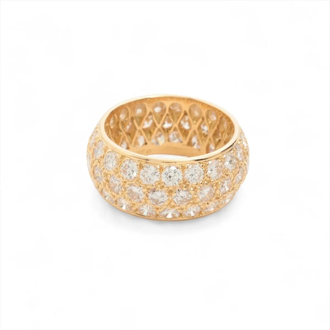 VAN CLEEF & ARPELS DIAMOND RING 750(YG)?18KT(YG): Van Cleef & Arpels diamond Ring 750(YG)?18Kt(YG) Brand: Van Cleef & Arpels Type/Style: Ring Material: 750(YG) ? 18K(YG), Main Stone/Creation Natural Color: YG Size: 6.25 - 6.5 US Accessories: None
