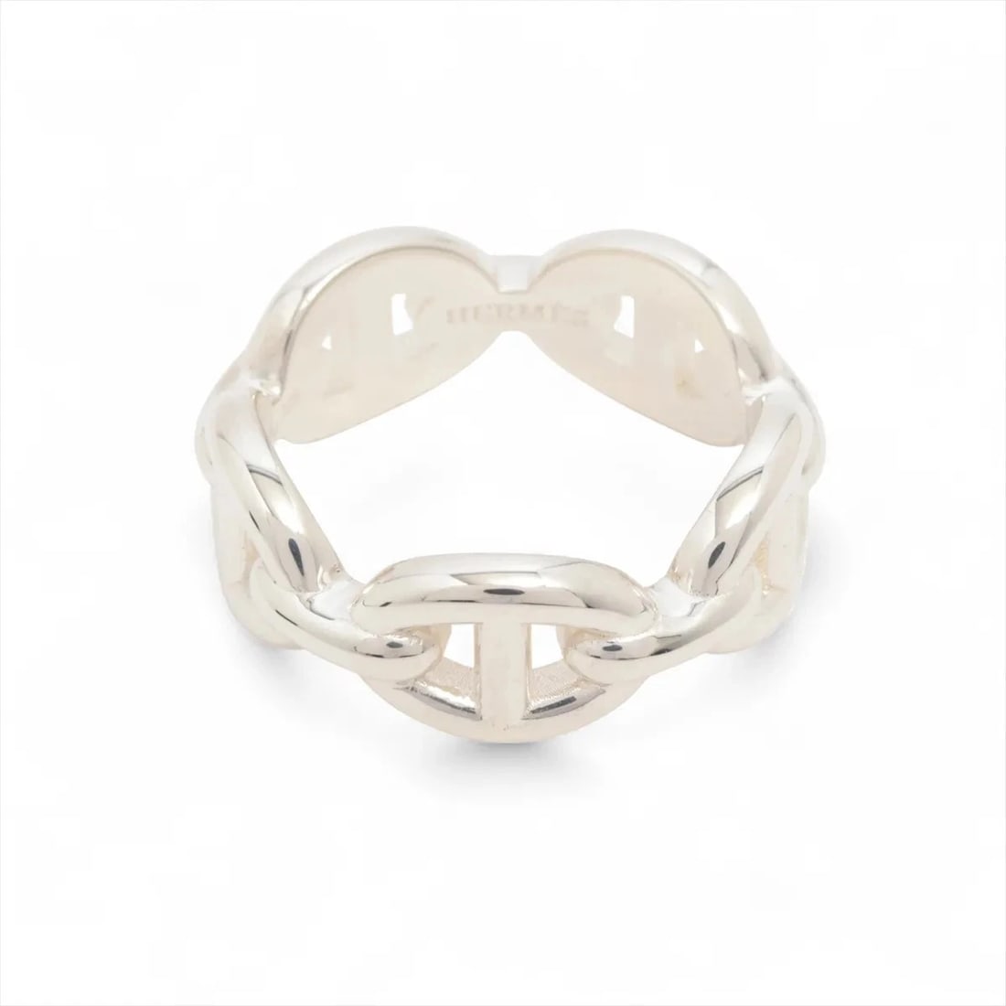 HERMES CHAINE D'ANCRE ENCHAINEE RING 925 SILVER (1 of 2)