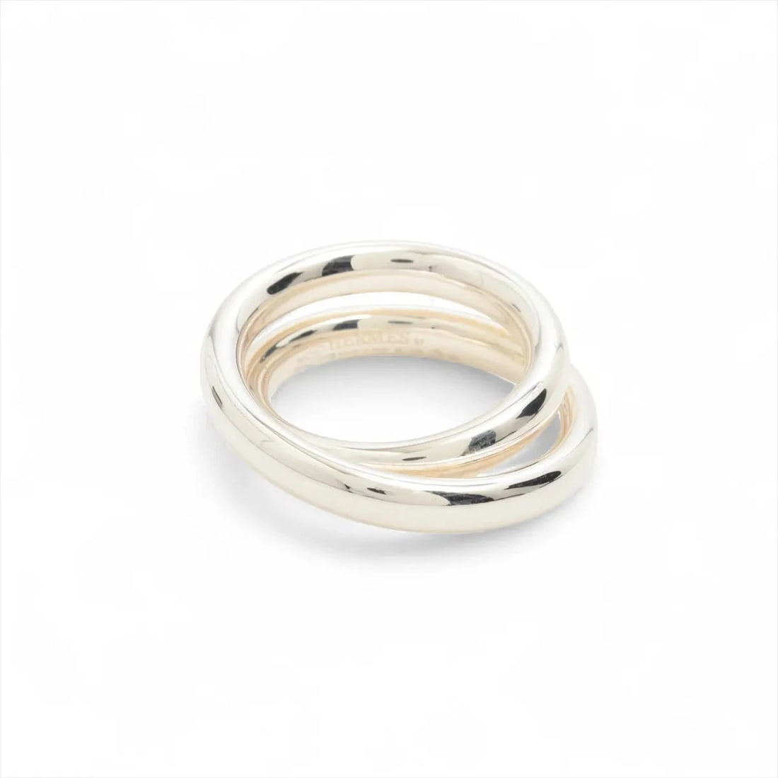 HERMES VERTIGES RING 925 SILVER: Hermes Vertiges Ring 925 Silver Brand: Hermes Type/Style: Ring Material: 925, Color: Silver Size: 7.5 US Accessories: None Accessories Notice: When purchasing pre-owned goods, please refer to the