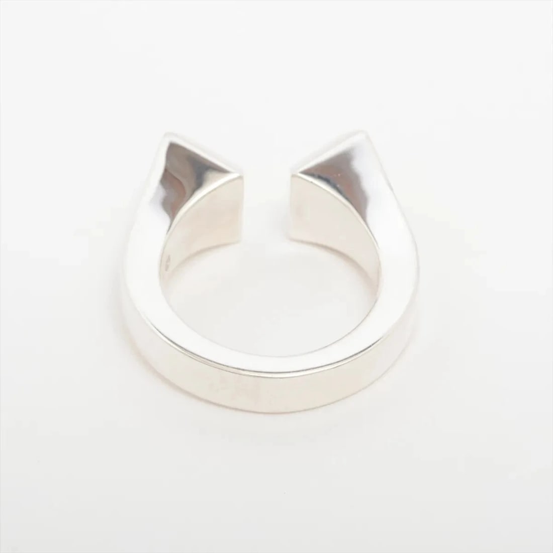 HERMES CLUDESFORGES RING 925 SILVER: Hermes Cludesforges Ring 925 Silver Brand: Hermes Type/Style: Ring Material: 925, Color: Silver Size: 6 US Accessories: None Accessories Notice: When purchasing pre-owned goods, please ref