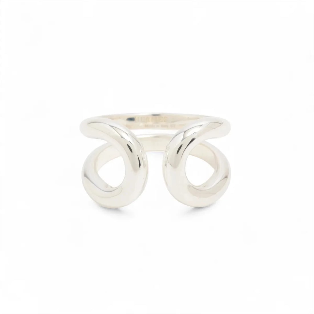 HERMES LIMA PM RING 925 SILVER: Hermes Lima PM Ring 925 Silver Brand: Hermes Type/Style: Ring Material: 925, Color: Silver Size: 6 US Accessories: None Accessories Notice: When purchasing pre-owned goods, please refer to