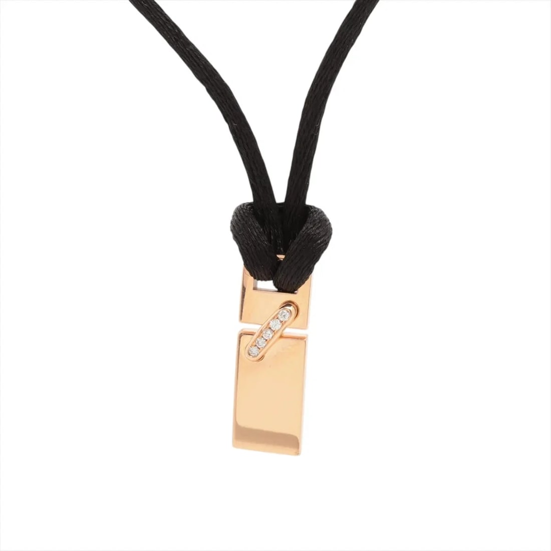 CHAUMET LIENS DOO CHAUMET DIAMOND CODE NECKLACE 750(PG): Chaumet Liens Doo Chaumet diamond Code Necklace 750(PG) Brand: Chaumet Type/Style: Necklace Material: 750(PG), Main Stone/Creation Natural Color: PG Size: (CM) Chain length:78.5 Accessories: None