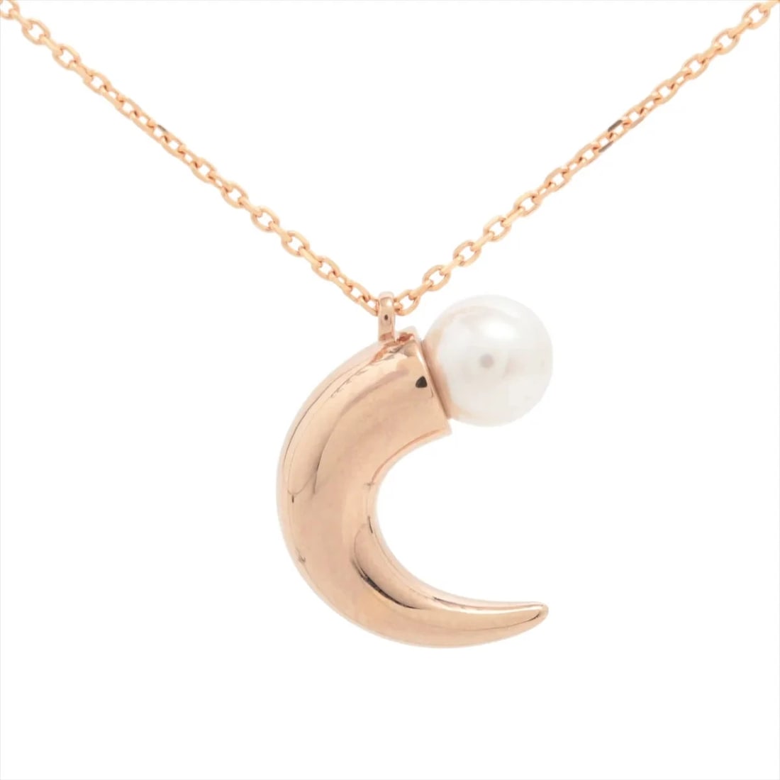 TASAKI DANGER HORNS PEARL NECKLACE 750(PG): TASAKI Danger horns Pearl Necklace 750(PG) Brand: TASAKI Type/Style: Necklace Material: 750(PG), Color: PG Size: (CM) Chain length:45.3 Accessories: None Accessories Notice: When purchasin