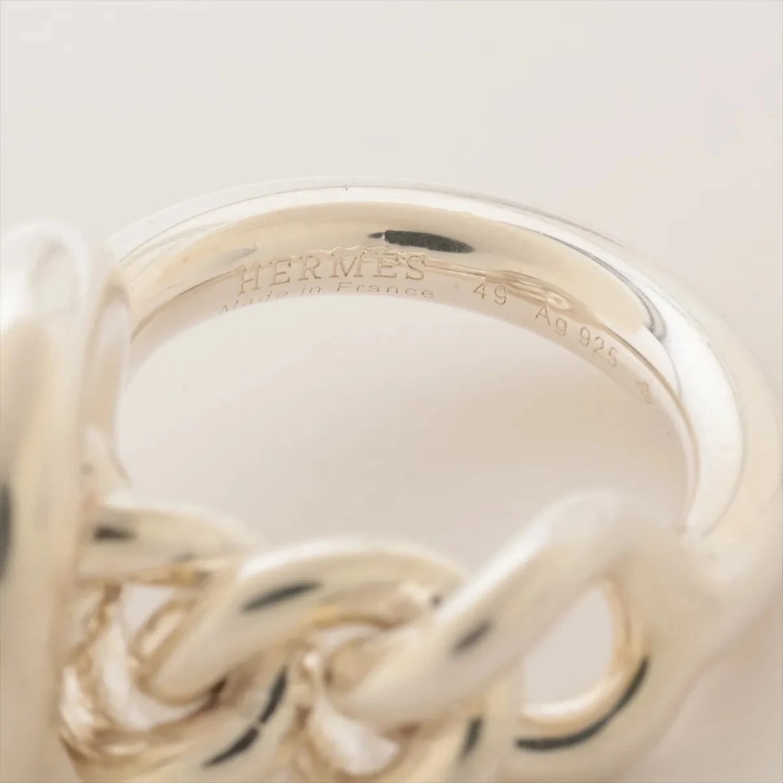 HERMES CROISET RING 925 SILVER - 3