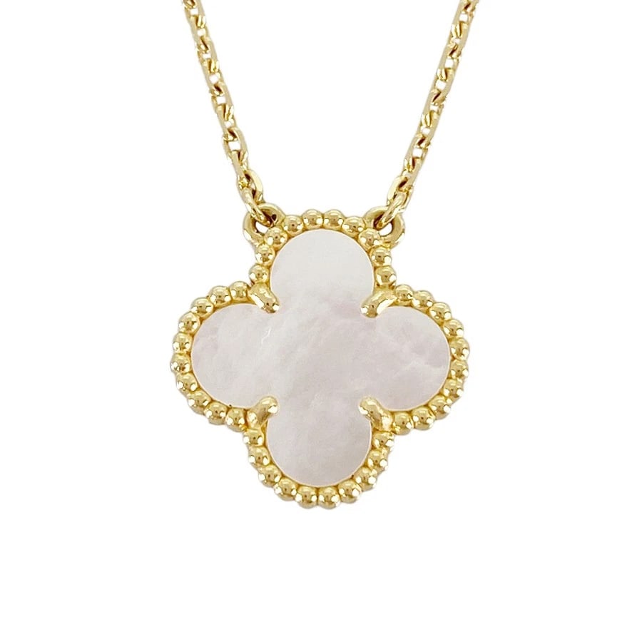 VAN CLEEF & ARPELS ALHAMBRA PENDANT YELLOW GOLD NECKLACE: Van Cleef & Arpels Alhambra Pendant Yellow gold Necklace Brand: Van Cleef & Arpels Type/Style: Necklace Material: 18K Yellow Gold, Color: Gold Size: Top size:14.8mm?14.8mm Necklace full length:42cm