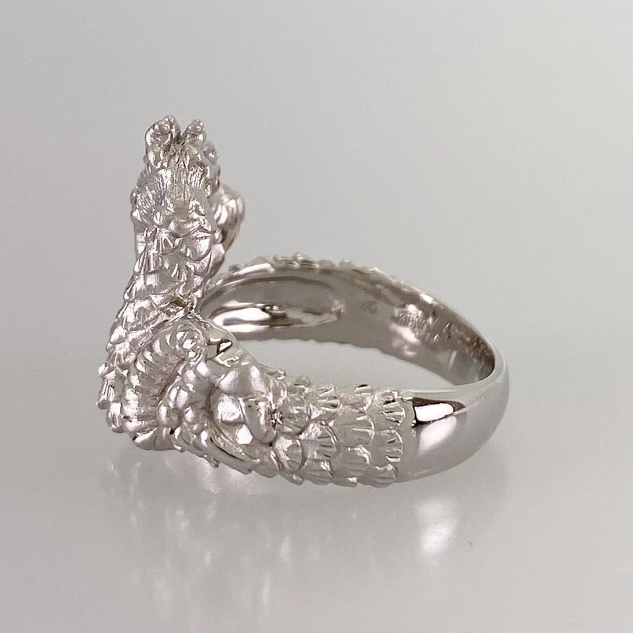 RING WHITE GOLD DIAMOND RUBY - 2
