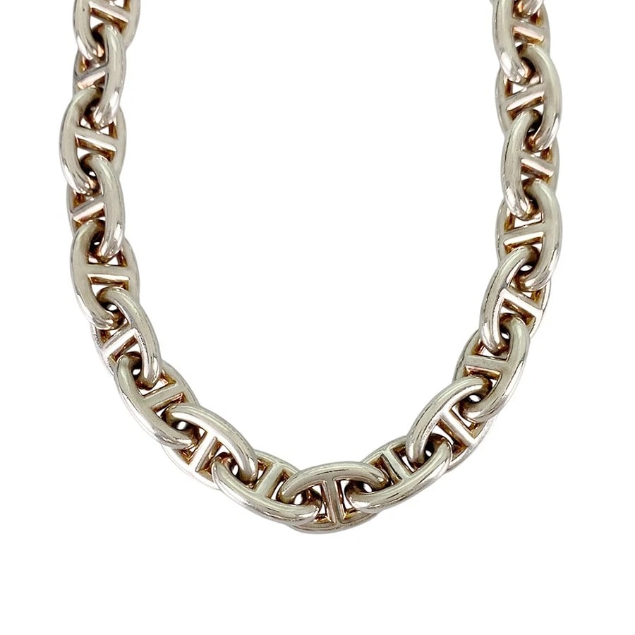 HERMES CHAINE D'ANCRE SILVER NECKLACE (1 of 5)
