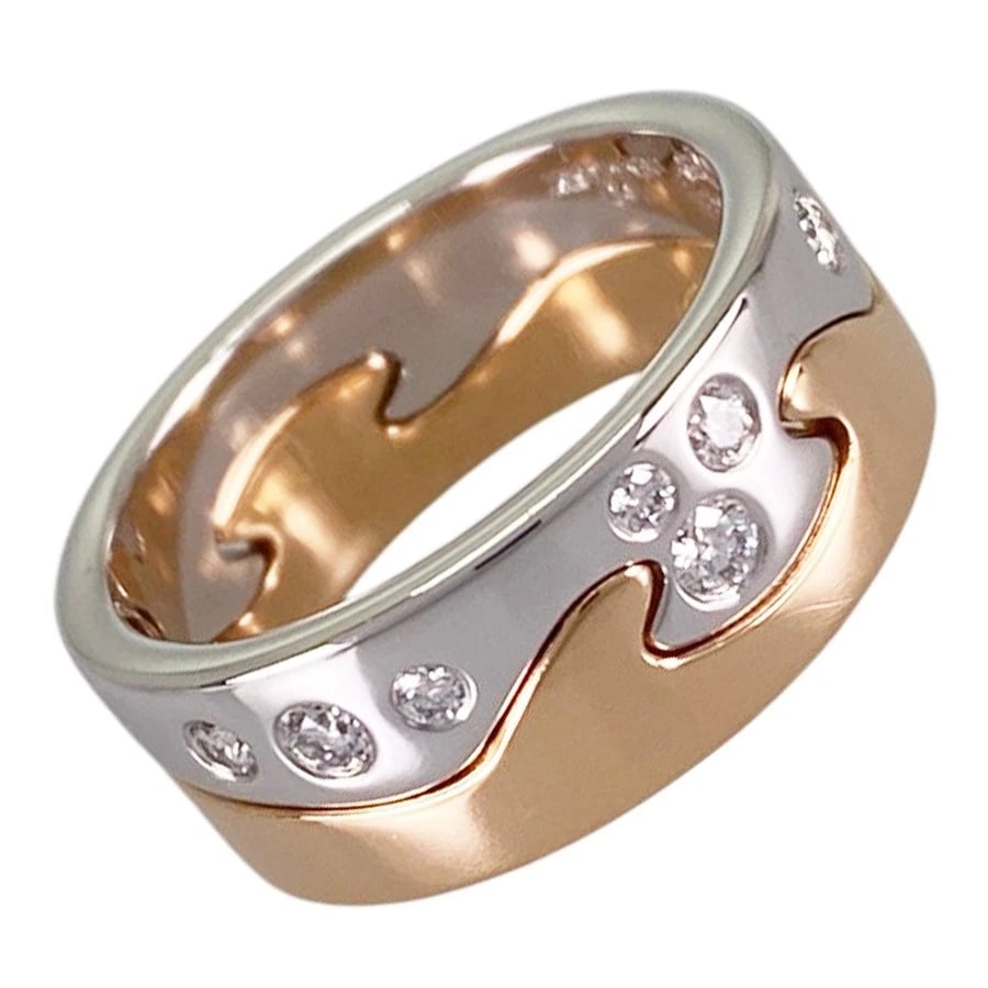 GEORG JENSEN FUSION WHITE GOLD DIAMOND RING (1 of 5)