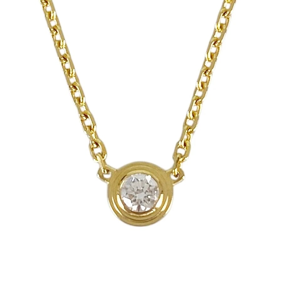 CARTIER DAMOUR XS YELLOW GOLD DIAMOND NECKLACE: Cartier Damour XS Yellow gold Diamond Necklace Brand: Cartier Type/Style: Necklace Material: 18K Yellow Gold, Main Stone/Creation Natural Color: Gold Size: Top size:3.7mm Necklace full length:40cm