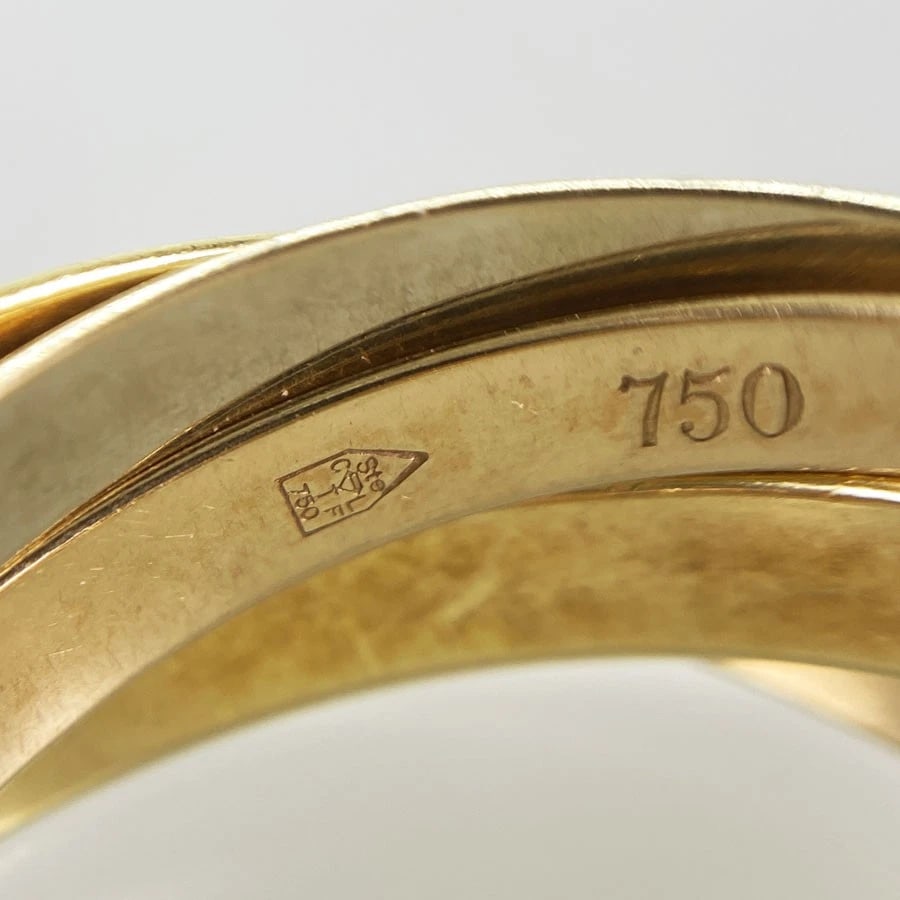 CARTIER TRINITY YELLOW GOLD RING - 4