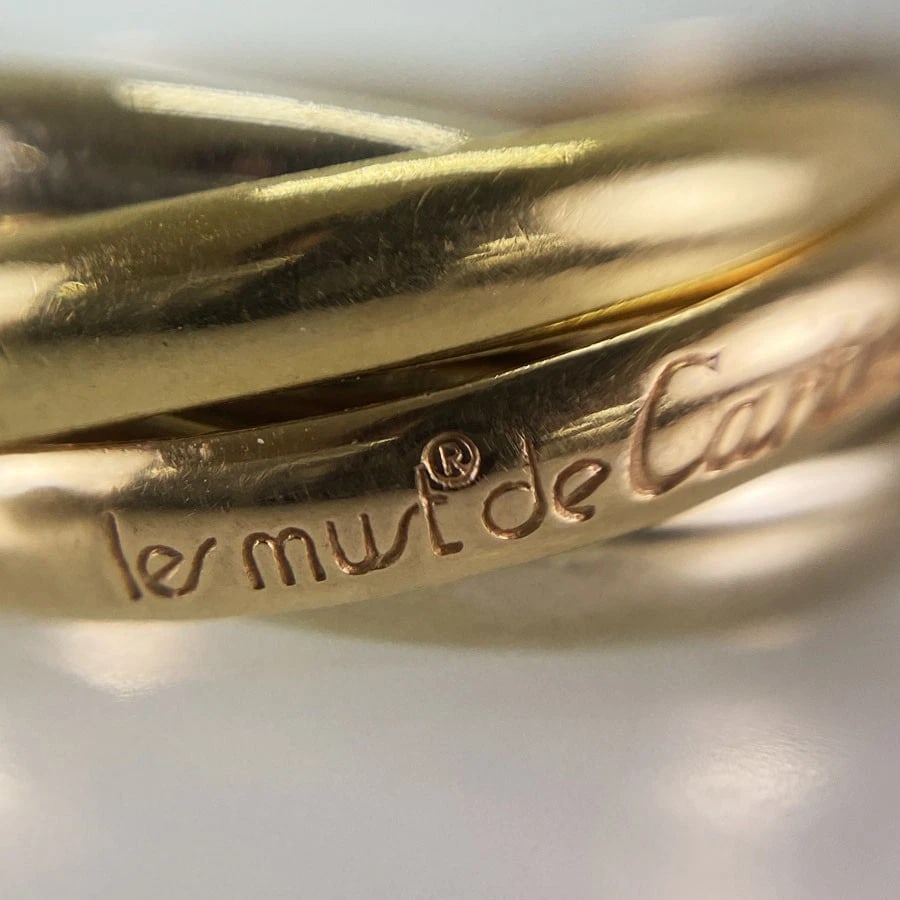 CARTIER TRINITY YELLOW GOLD RING - 5
