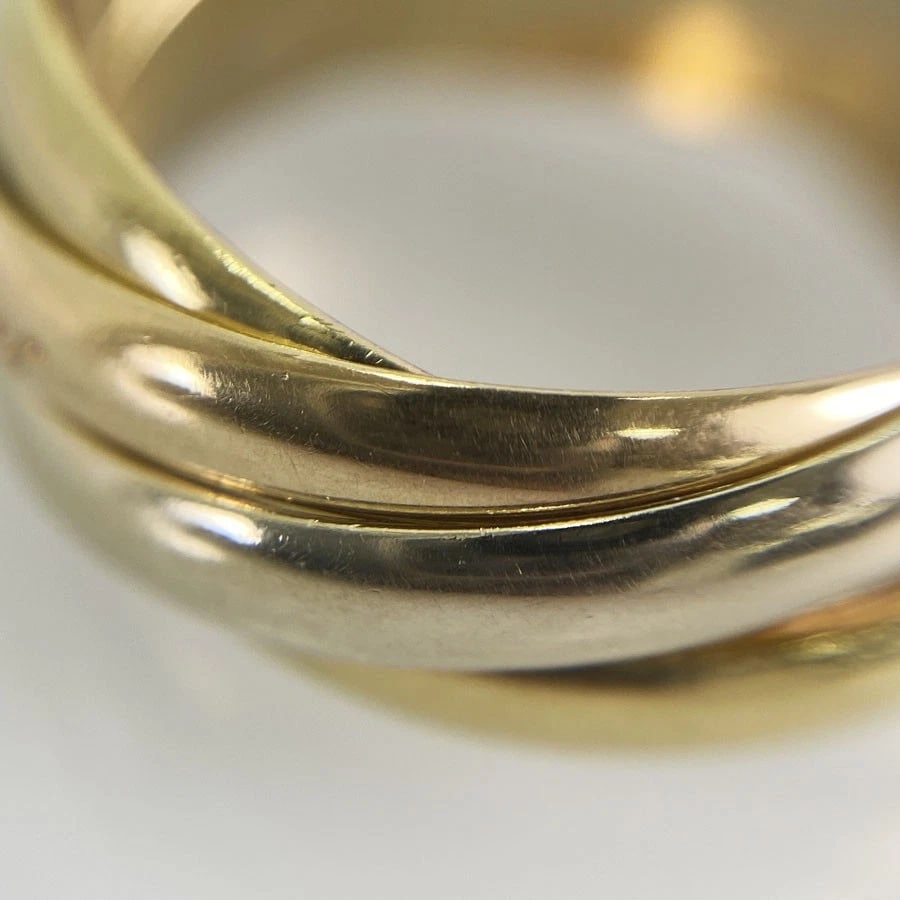 CARTIER TRINITY YELLOW GOLD RING - 7