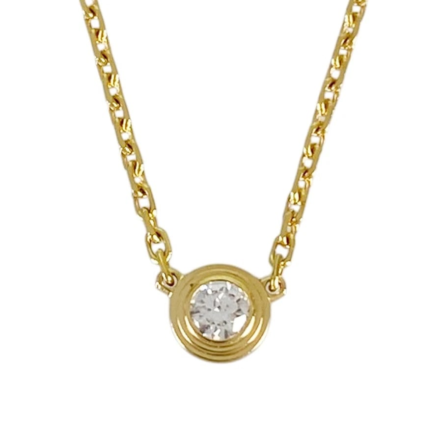 CARTIER DAMOUR XS YELLOW GOLD DIAMOND NECKLACE: Cartier Damour XS Yellow gold Diamond Necklace Brand: Cartier Type/Style: Necklace Material: 18K Yellow Gold, Main Stone/Creation Natural Color: Gold Size: Top size:3.9mm Necklace full length:41cm