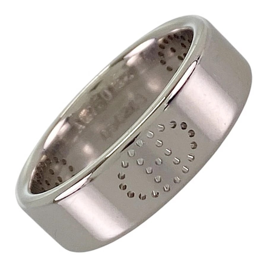 HERMES ECLIPSE LUBAN WHITE GOLD RING: HERMES Eclipse Luban White gold Ring Brand: HERMES Type/Style: ring Material: K18WG, Color: Silver Size: 5.5 US Accessories: None Accessories Notice: When purchasing pre-owned goods, pleas