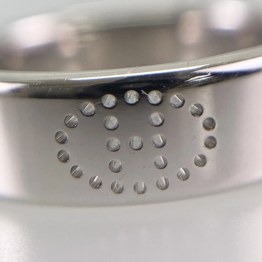 HERMES ECLIPSE LUBAN WHITE GOLD RING - 5