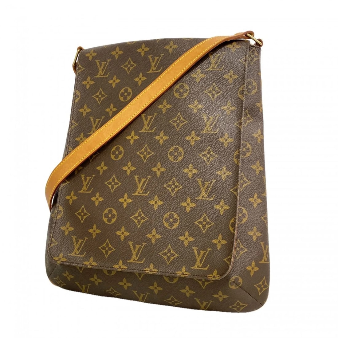 LOUIS VUITTON MONOGRAM MUSETTE SHOULDER BAG BROWN: Louis Vuitton Monogram Musette Shoulder Bag Brown Brand: Louis Vuitton Type/Style: Shoulder bag Material: Monogram Canvas Color: Brown Size: (HxWxD) 36cm x 33cm x 10cm / 14.17'' x 12.99'' x 3.93''
