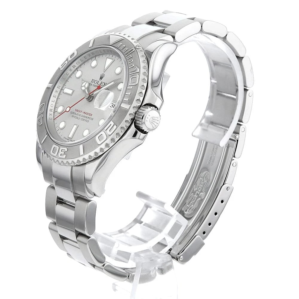 ROLEX YACHT MASTER SILVER WATCH - 2