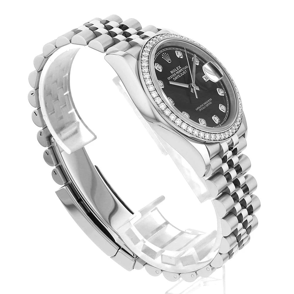 ROLEX BEZEL DIAMOND WATCH - 2