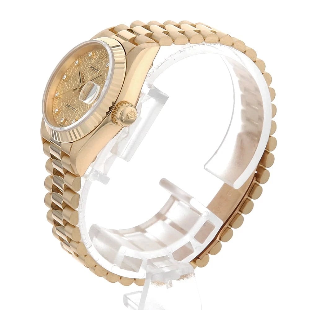 ROLEX DIAMOND CHAMPAGNE WATCH - 2