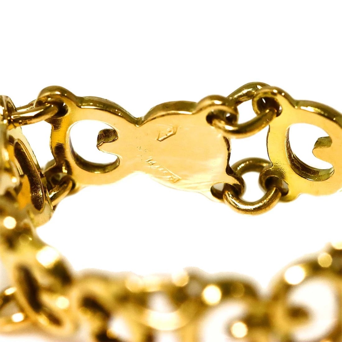 GUCCI GG LOGO CHAIN RING - 2