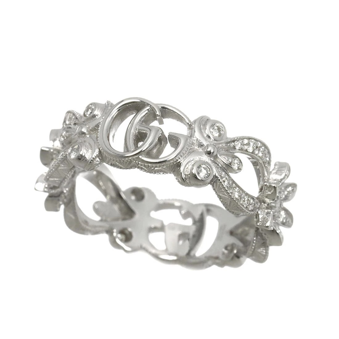 GUCCI FLORA DIAMOND RING - 3