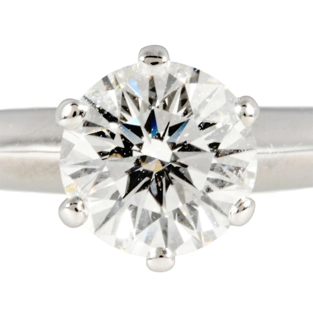 TIFFANY&CO. SOLITAIRE DIAMOND RING - 2