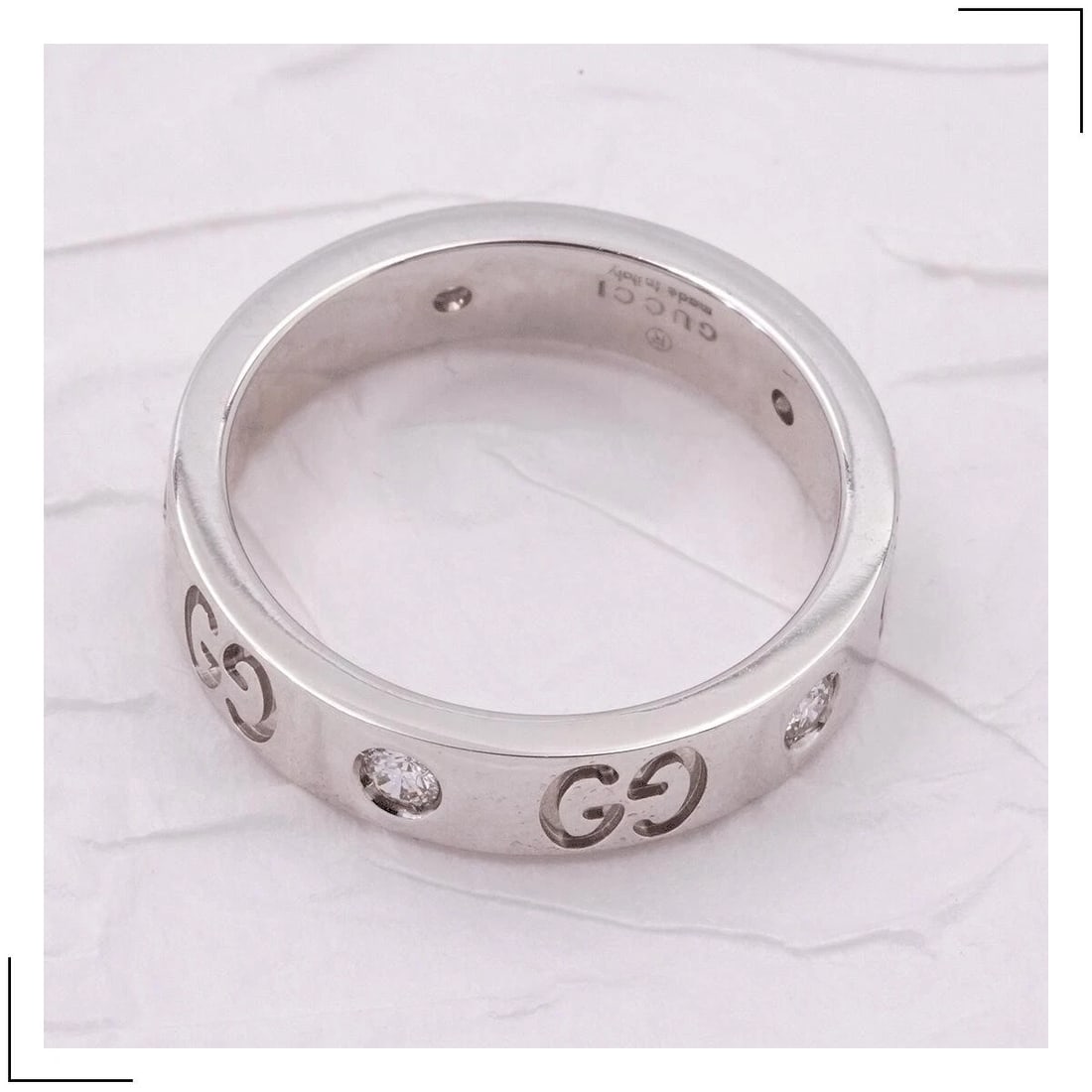 GUCCI RING ICON DIAMOND - 2