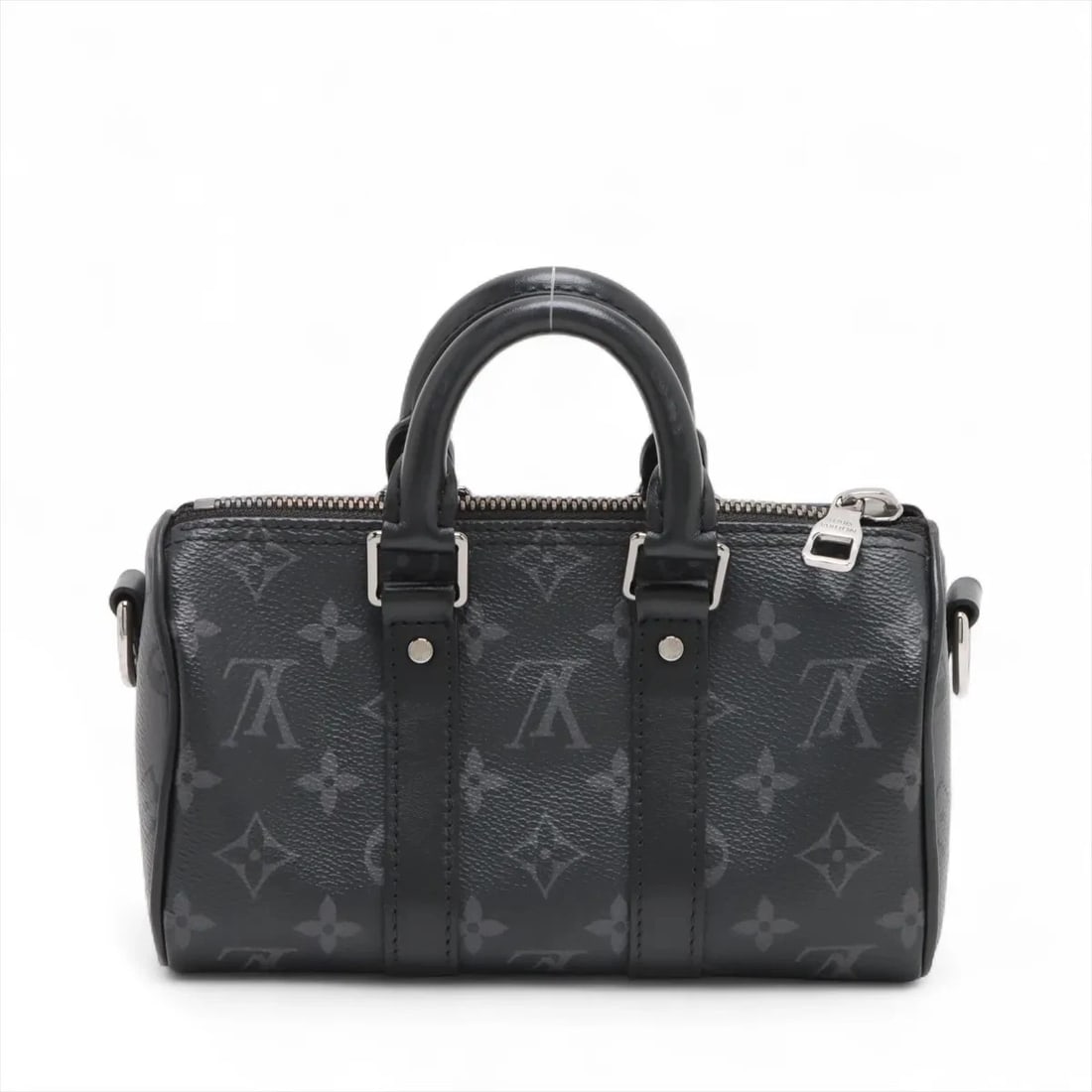 LOUIS VUITTON MONOGRAM ECLIPSE KEEPALL XS BLACK - 2