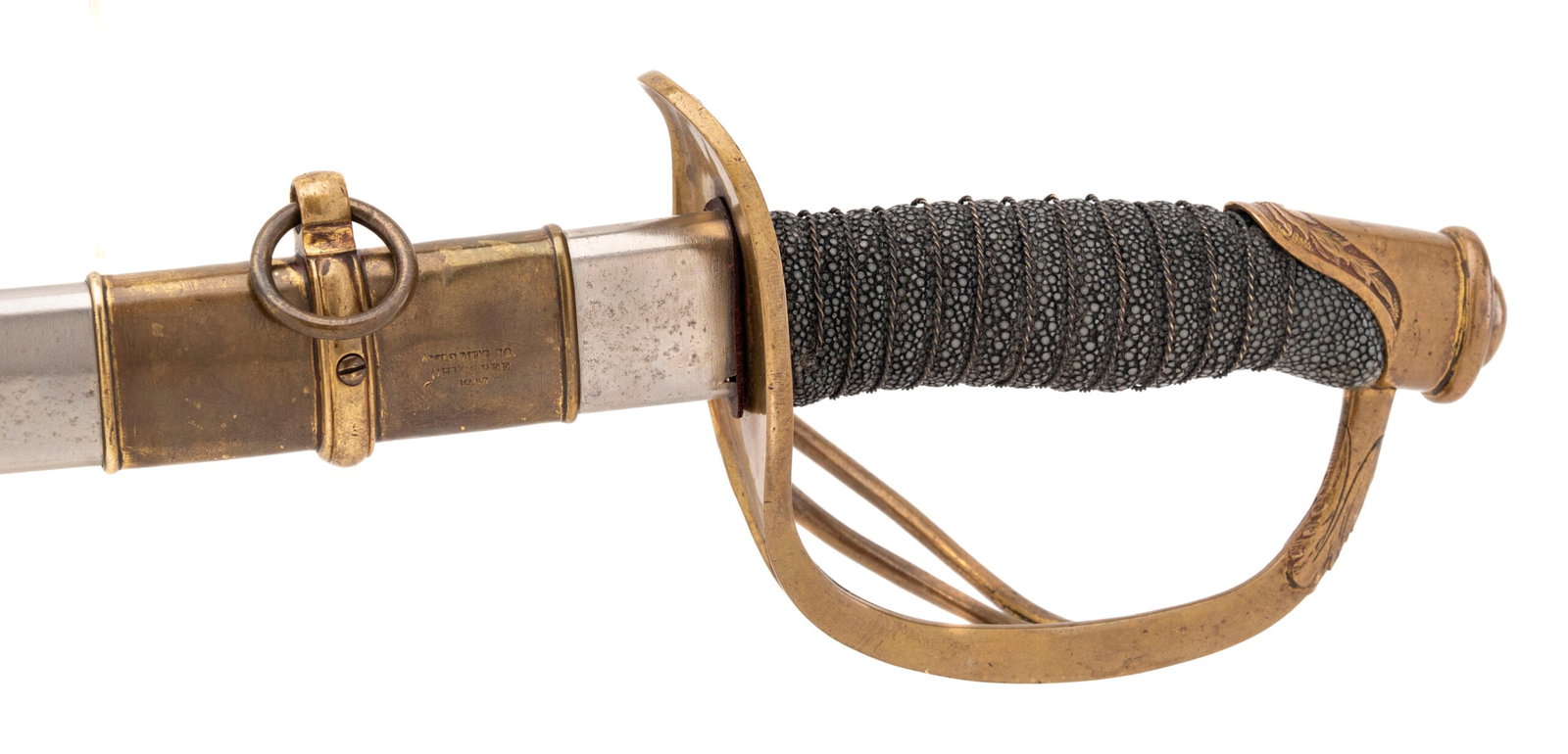 U.S. 1860 CAVALRY OFFICERS SABER BY AMES (1 of 2)