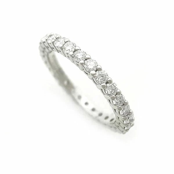 TIFFANY DIAMOND RING EMBRACE BAND: Tiffany Diamond Ring Embrace Band Brand: Tiffany & Co. Type/Style: Ring Material: PT950, Color: PT Size: US 8 Accessories: None Accessories Notice: When purchasing pre-owned goods, please refer to