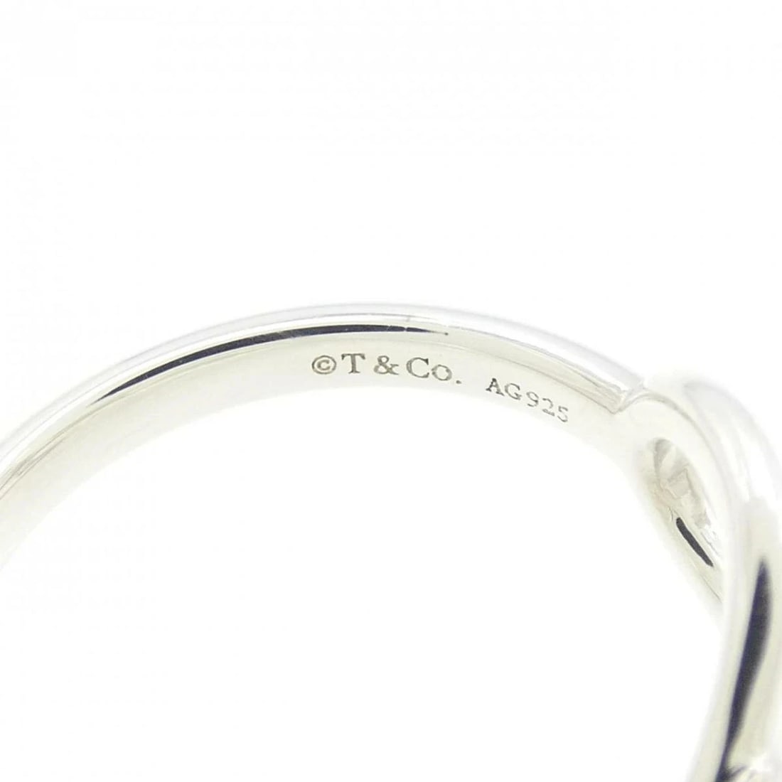TIFFANY SILVER INFINITY RING - 4