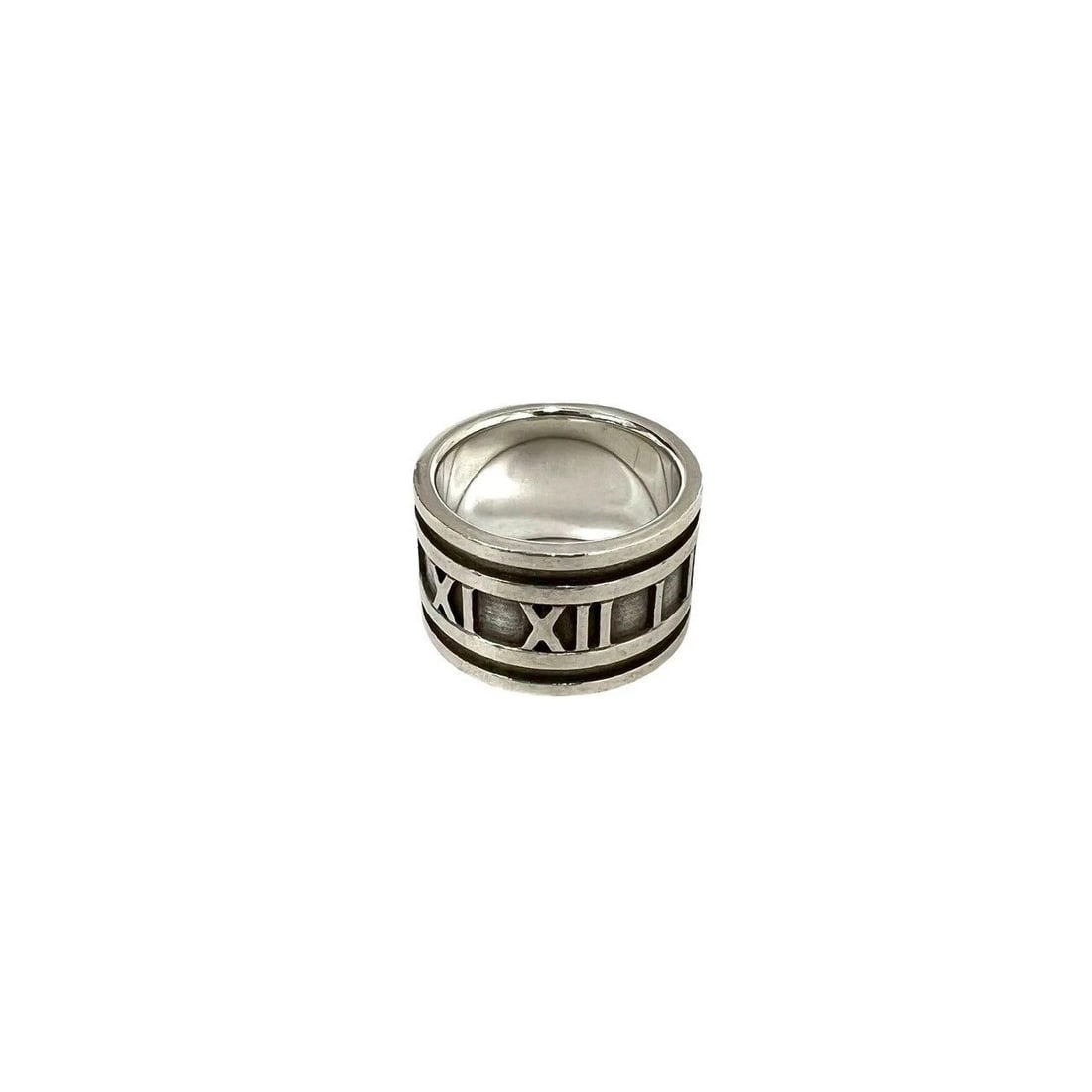 TIFFANY & CO. SILVER 925 WIDE ATLAS RING: Tiffany & Co. Silver 925 Wide Atlas Ring Brand: Tiffany & Co. Type/Style: Ring Material: SV925, Color: Silver Size: US 6 Accessories: None Accessories Notice: When purchasing pre-owned goods, please