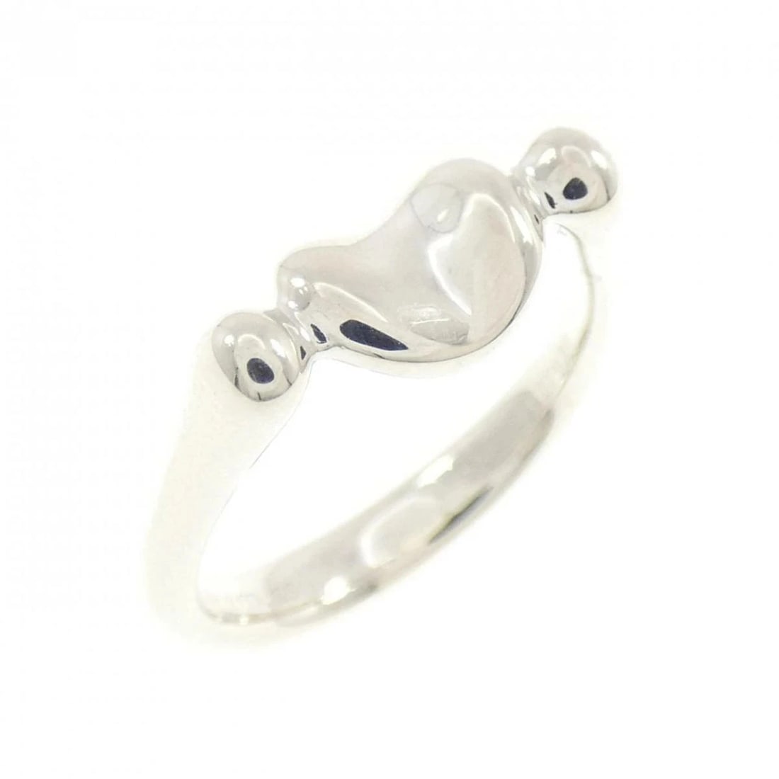 TIFFANY BEAN RING 925 SILVER: Tiffany Bean Ring 925 Silver Brand: Tiffany & Co. Type/Style: Ring Material: SV925, Color: Silver Size: US 5.5 Accessories: None Accessories Notice: When purchasing pre-owned goods, please refer to
