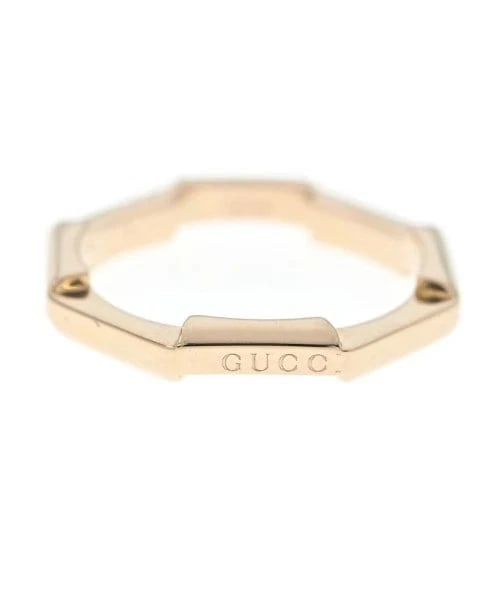 GUCCI LADIES RING K18PG: Gucci Ladies Ring K18PG Brand: Gucci Type/Style: Ring Material: K18PG, Color: PG Size: 4 US Accessories: None Accessories Notice: When purchasing pre-owned goods, please refer to the photos of the