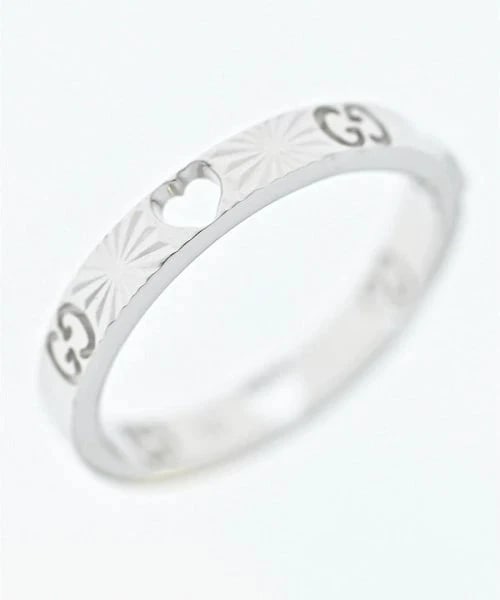 GUCCI LADIES K18WG USED RING - 4