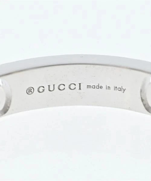 GUCCI LADIES K18WG USED RING - 5