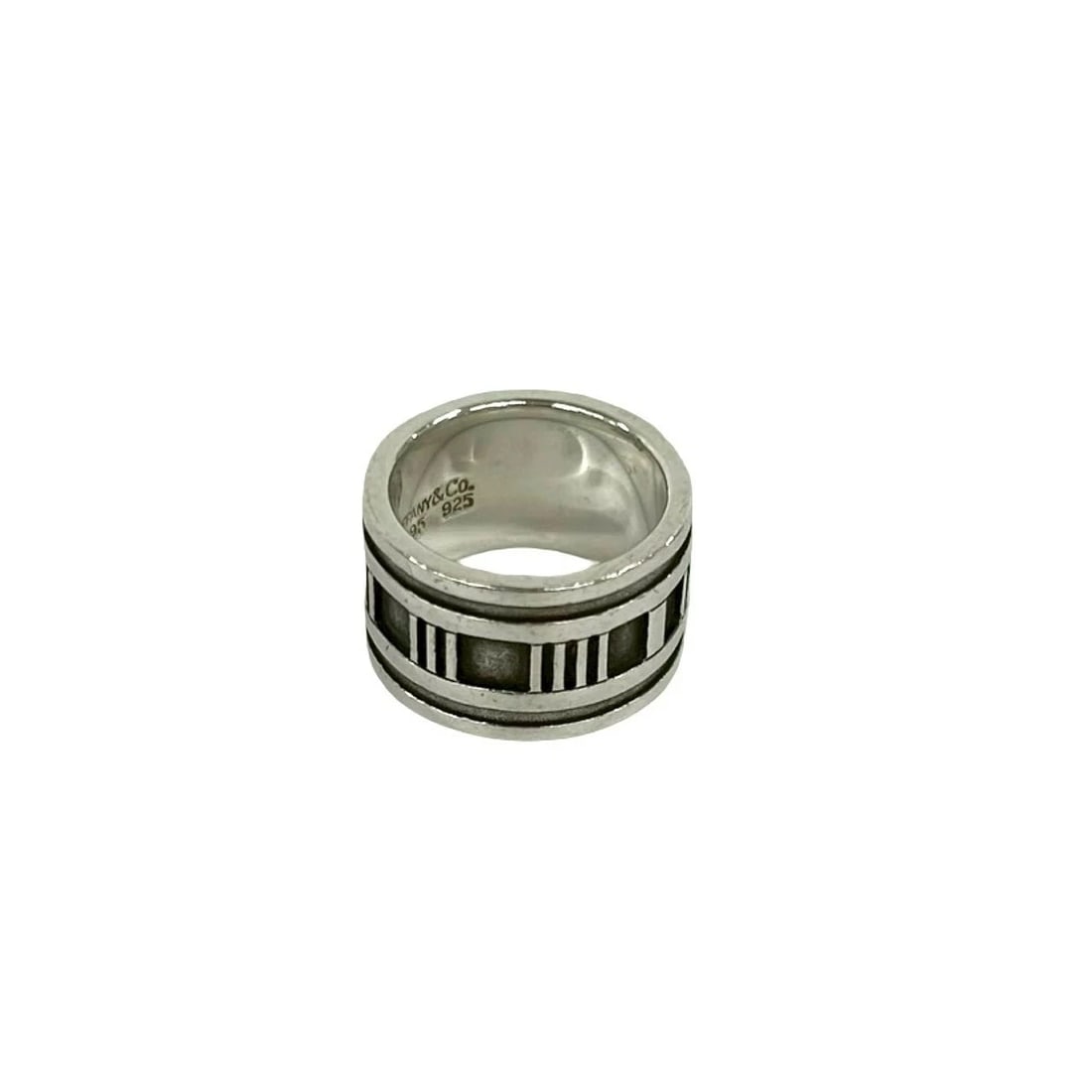 TIFFANY ATLAS RING SILVER 925: Tiffany Atlas Ring Silver 925 Brand: Tiffany & Co. Type/Style: Ring Material: SV925, Color: Silver Size: US 6.25 Accessories: None Accessories Notice: When purchasing pre-owned goods, plea