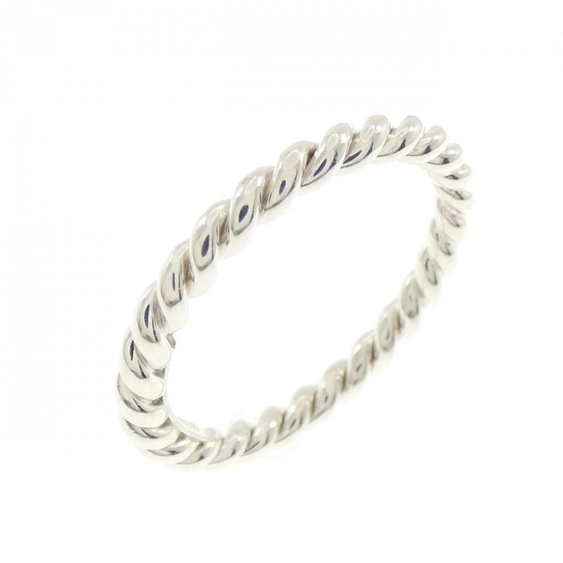 TIFFANY TWIST SILVER RING 925 STERLING: Tiffany Twist Silver Ring 925 Sterling Brand: Tiffany & Co. Type/Style: Ring Material: SV925, Color: Silver Size: US 5.5 Accessories: None Accessories Notice: When purchasing pre-owned goo