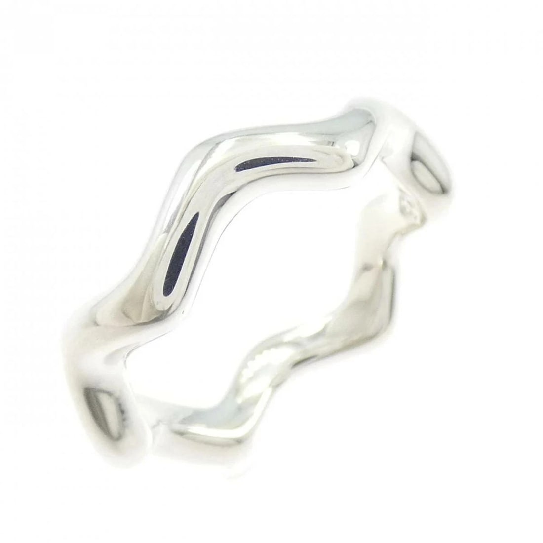 TIFFANY ZIGZAG RING STERLING SILVER JEWELRY: Tiffany Zigzag Ring Sterling Silver Jewelry Brand: Tiffany & Co. Type/Style: Ring Material: SV925, Color: Silver Size: US 5 Accessories: None Accessories Notice: When purchasing pre-owned